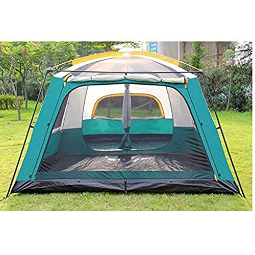 Carpa inflable exterior para camping 10 personas dos habitaciones miniatura 4