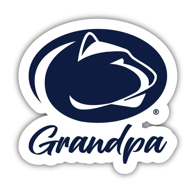 Penn State Nittany Lions 4 Inch Proud Grandpa Die Cut Decal Officially Licensed Collegiate Product