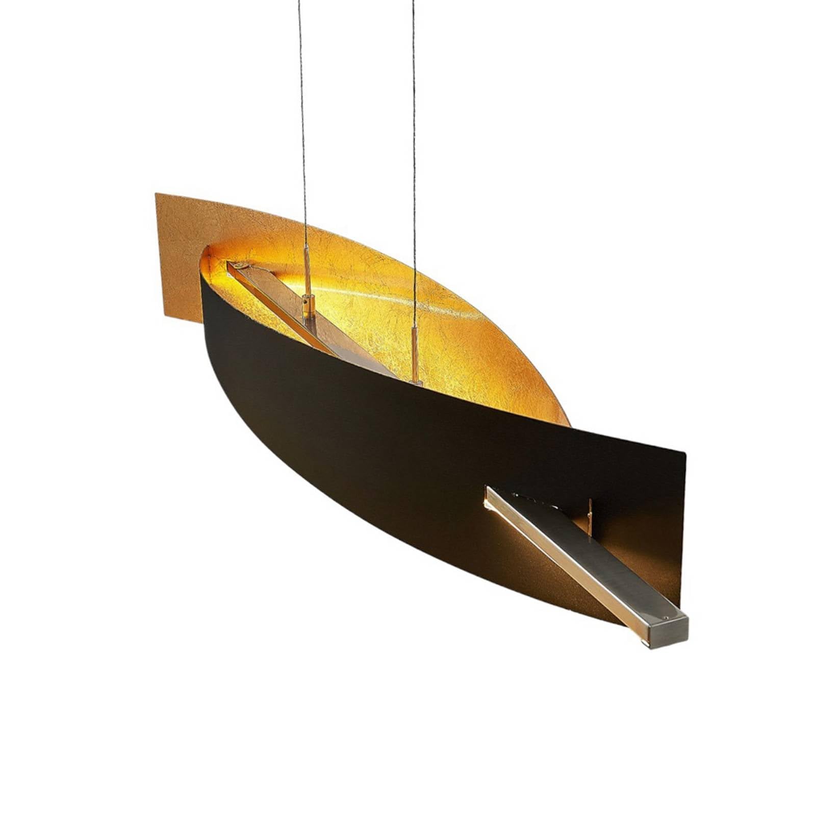 Lucande lampada a sospensione dimmerabile (Moderno) colore Nero, in Metallo ad es. Soggiorno & Sala da pranzo lampadina inclusa Lampada lampadine per plafoniera