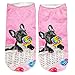Produktbild cosey  1 Paar Sneaker Socken  Mops Design  Einheits-Größe 33-40 (D6 Süßigkeiten Mops)