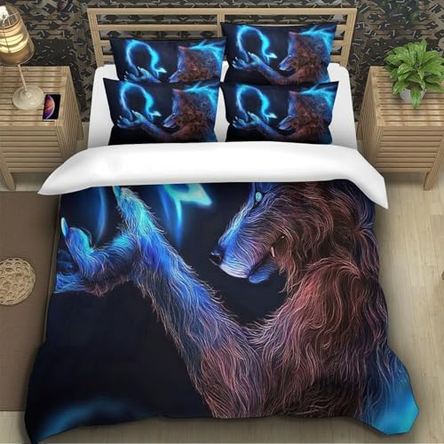 Parure de lit chocolat 3D microfibre de qualité supérieure durable et légère - 5