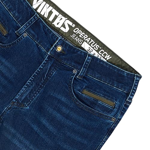 VIKTOS Men's Operatus CCW Durable Casual EDC Concealed Carry Tactical Stretch Denim Jeans with Multiple Pockets & Belt Loops3