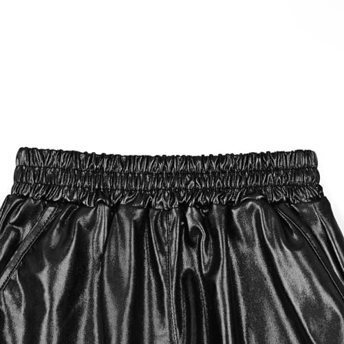 Image of Perfashion Girls Metallic Shorts Sparkly Shiny Hot Pants Gold /Silver /Pink Outfit