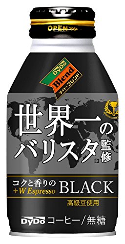 ダイドー ブレンド BLACK 世界一のバリスタ監修 275gボトル缶×24本入 3ケース