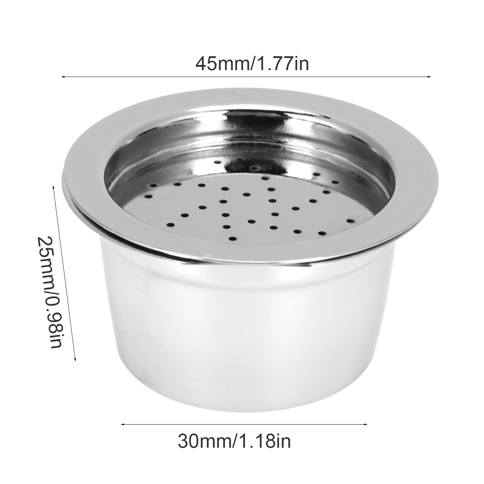 Cápsulas de café recargables reutilizables de acero inoxidable con cuchara, cepillo, cápsulas de café de repuesto para Kfee