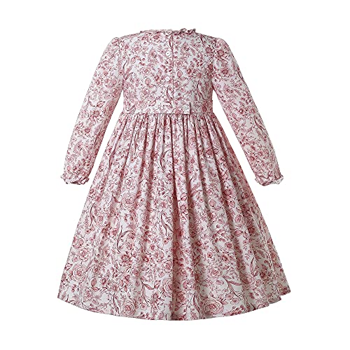 Pettigirl Girls Smocked Floral Dresses Maxi Birthday Sundress Hand Smocked Bodice Dress Size 2 3 4 5 6 8 10 122