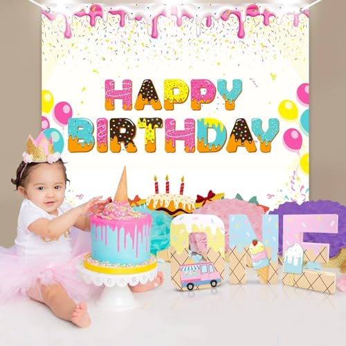 Image of Party Propz Birthday Backdrop for Decoration - 1 Pc,Happy Birthday Banner for Kids (4x5 Ft), Bday Banner for Boys,Backdrop for Bday Decoration (Cloth)