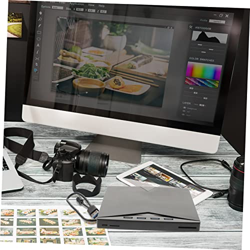 Grabadora externa portátil de DVD y CD con USB miniatura 6