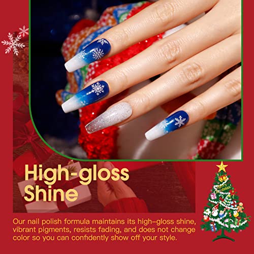 ROSALIND UV Nagellack Set 12 Farben Shellac Set Gel Nagellack UV Lack Nude Gel Nägel nagellack Weiß UV Lampe Lange… – Bild 6