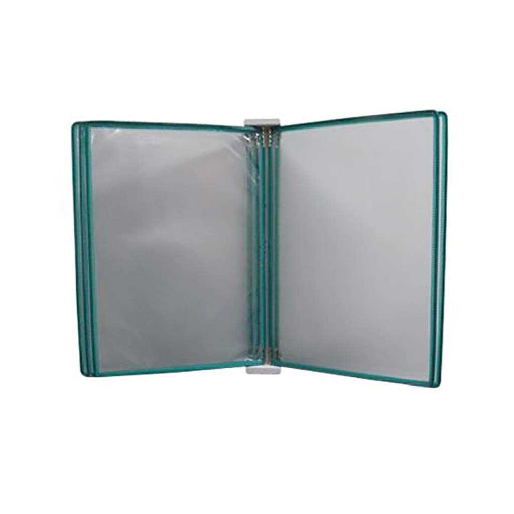 Wiszący ekspozytor na dokumenty A4 z PVC i metalu | Scenariusz użytkowania 35,5x24,5x4,5 cm: Biuro, Warsztat, Hala Wystawowa