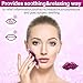 TrelaCo 60 Pcs Gel Lip Ice Pack Bulk Reusable Boo Boo Packs Ice Bag for Injuries Lip Shape Mini Cold Compress for Headaches Tired Eyes Swelling Teeth Pain Relief(Purple)