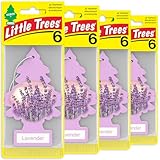 LITTLE TREES Car Air Freshener | Hanging Tree Provides Long Lasting Scent for Auto and Home | 24 Air Fresheners |Lavender