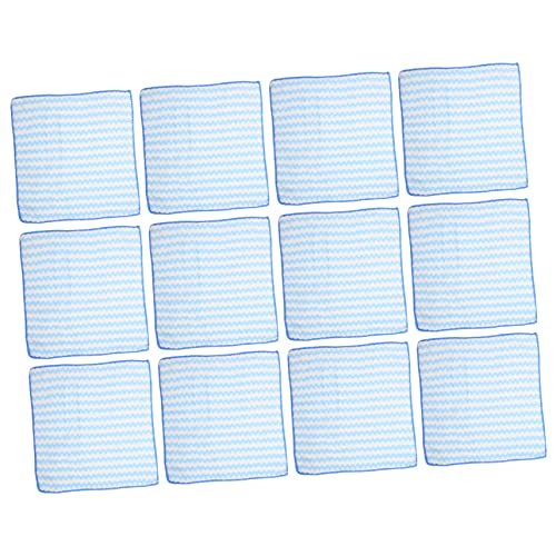 Balacoo 12Piezas Toallas De Cocina De Vellón De Coral Absorbentes y Reutilizables Paños De Limpieza y Duraderos para Cocina