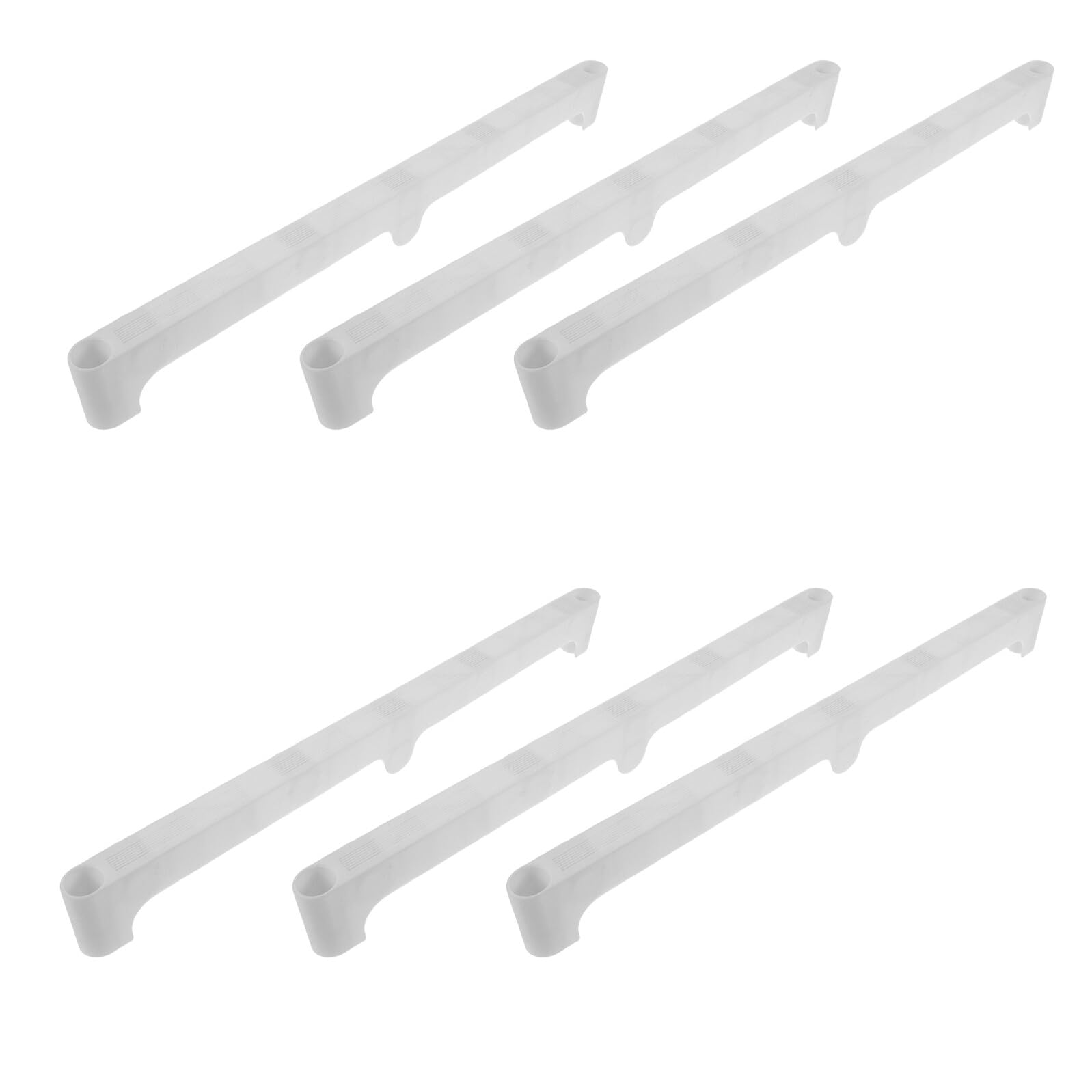 Lot de 6 supports en plastique pour étendoir évitant les plis sur les cintres