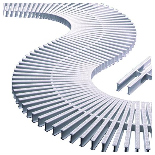 Módulo Rejilla Transversal Para Curvas Alto 22Mm Ancho 245Mm (45 Unidades = 1 Metro Lineal) Astralpool