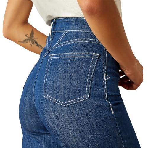 ARIAT Womens Westie Yoke Wide Leg Jean4