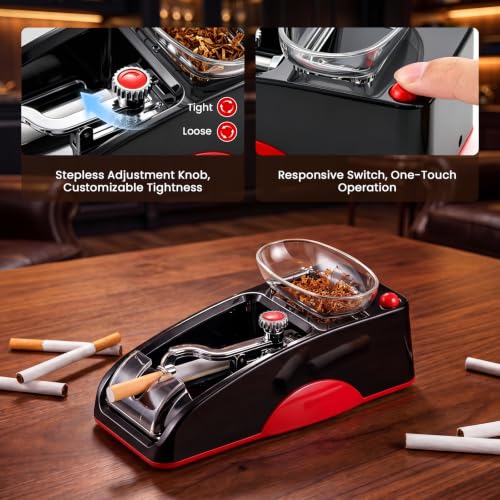 Image of NEWTRY Cigarette Rolling Machine, Electric Automatic Injector for Tobacco