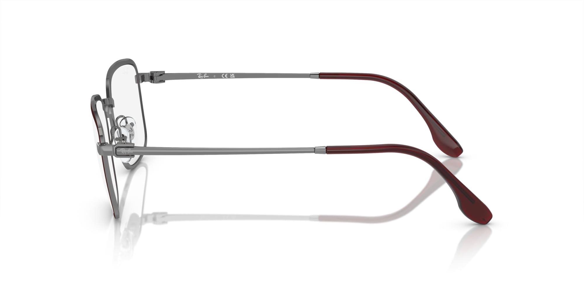 Ray-Ban Damskie kwadratowe oprawki na okulary korekcyjne Rx6511