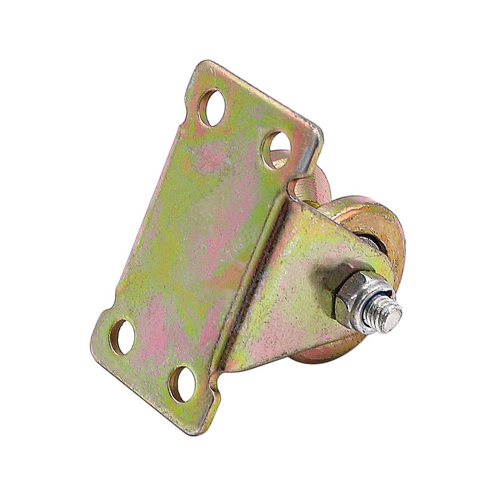 2er-Pack Edelstahl-Riemenscheibenblock, V-Nut-Hochleistungs-Starrrolle, Stummlager-Gleitrollen-Schienenrad für Rolltore, Eisentore, Schienentore, Industriemaschinen