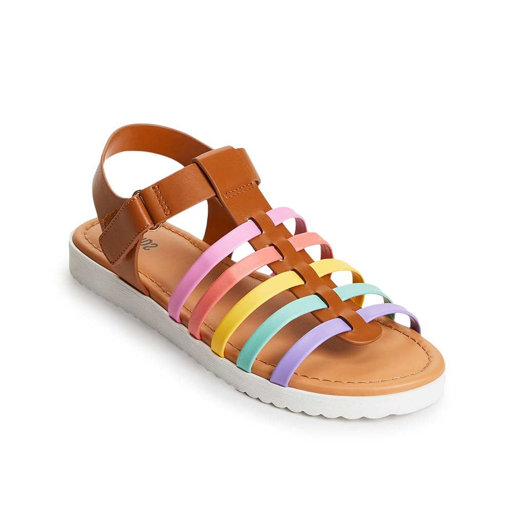 FabKids Girls' Gladiator Strappy Sandals