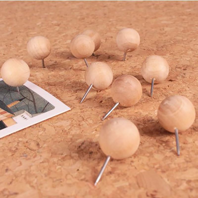 60 Clip In Legno Con Puntine | Per Foto E Decorazioni - Foto 10