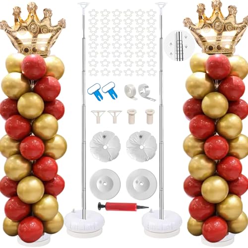 Tour de ballons réglable en métal de 2m pour sublimer votre décoration de mariage