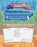 BUSCA PALABRAS BORIKÉN: SOPA DE LETRAS - EDICIÓN PUERTO RICO (Spanish Edition)