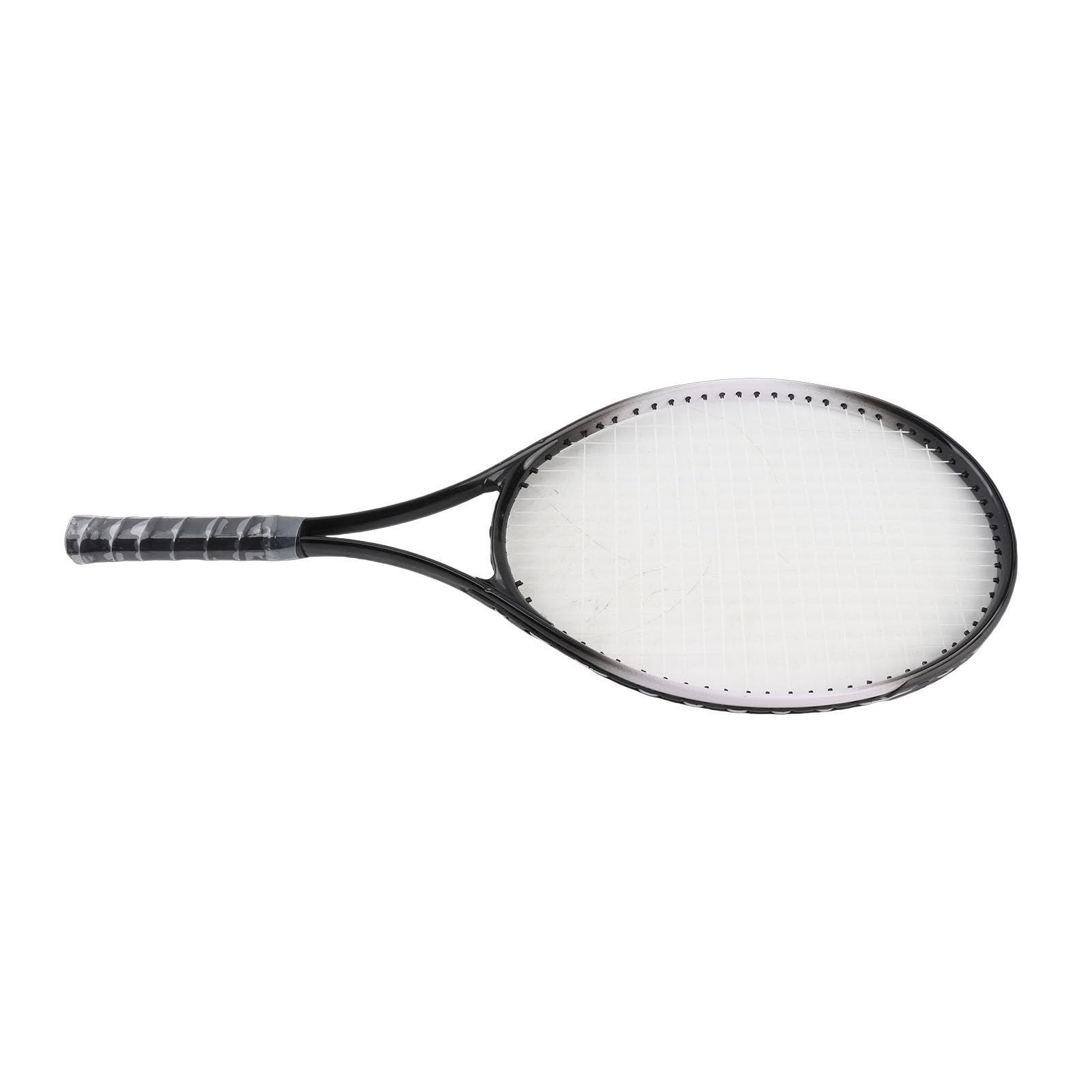 Jiawu Racchetta da Tennis, Telaio in Lega di Alluminio da 27 Pollici con Design a per stabilità, Racchetta da Tennis Singola con Foro Filettato Allargato, Impugnatura Ergonomica Antiscivolo, Set da