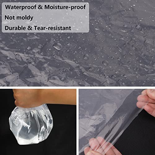 146"/12Ft Plastic Sofa Couch Cover, Plastic Covers For Furniture ,Waterproof Couch Cover For Sectional Sofa Lshape, Extra Large Bed Sofa Couch Chair Furniture Protector Cover For Moving And Storage #TOP2