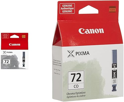 Canon Impresoras PRO-10 de tanques de tinta compatibles con gris y CO PGI-72 (paquete de 2)