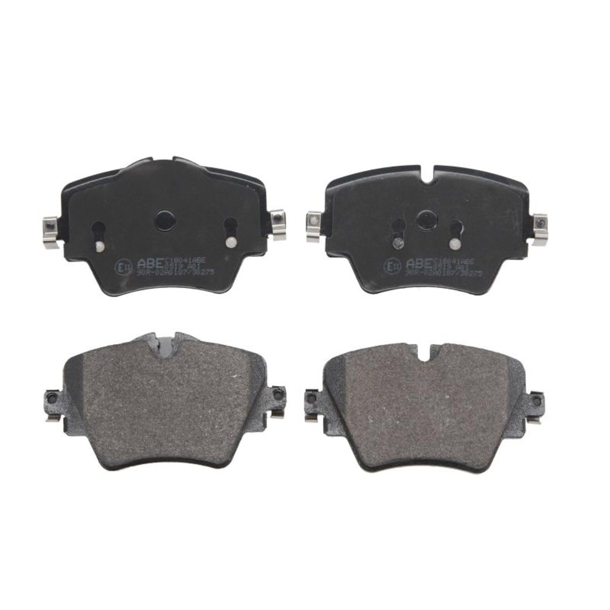 ABE Juego de pastillas de freno Delantero preparado para indicador de desgaste C1B041ABE Juego de pastillas de freno Compatible con BMW 3 Touring G21, G81 5 Sedán G30, F90 5 Touring G31 X1 F48, MINI
