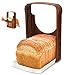 Rebanadora de Pan, Corte de pan Plegable para Hornear pan Sandwich pan Cortadora pan Tostado Rebanada Cortador Rodajas Incluso Herramienta de la Guía