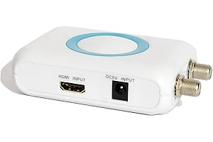 HDMI to Coaxial VHF/RCA RF Modulator Adapter for Roku Fire Stick & Laptops