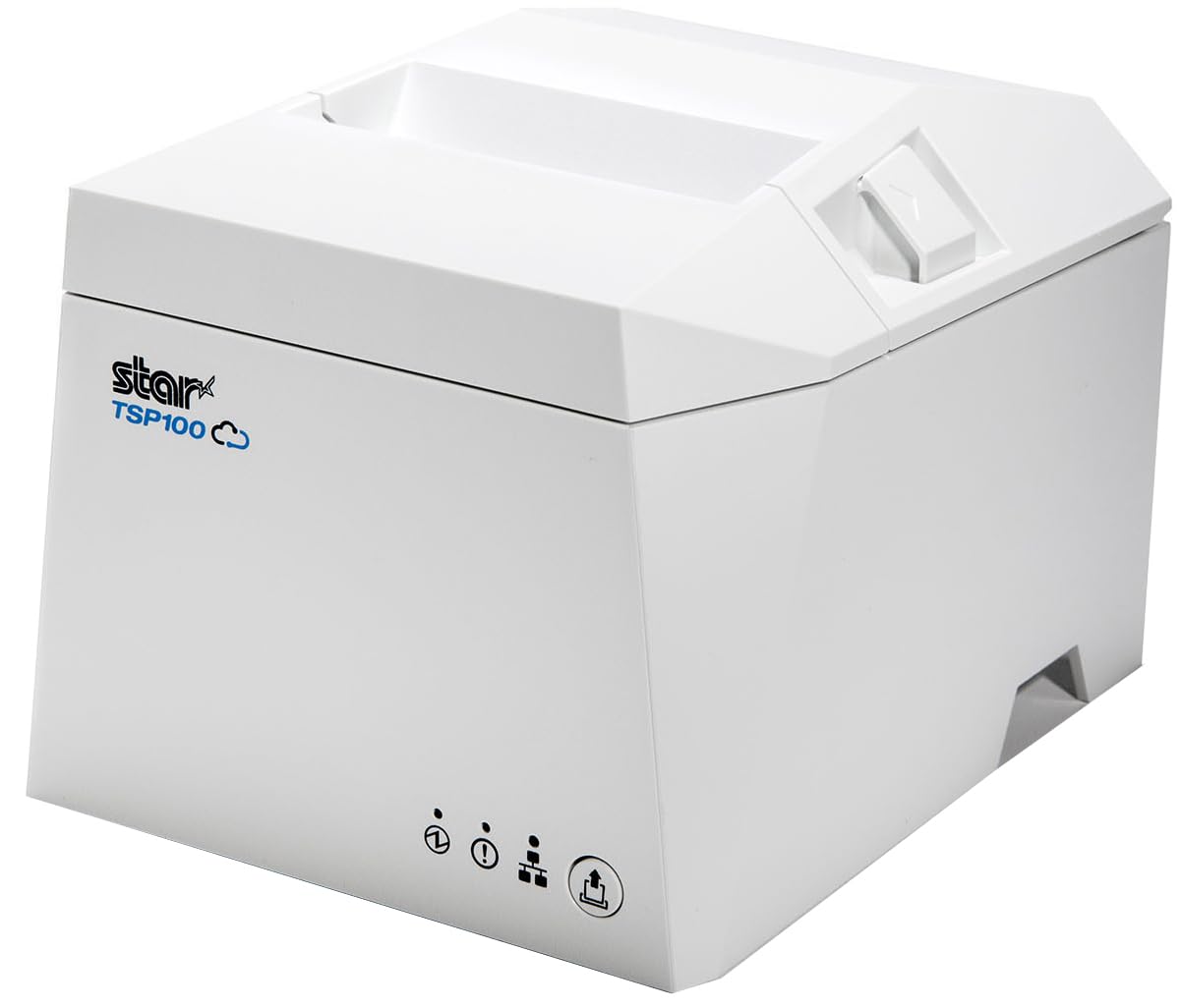 Star Micronics TSP143IVUE USB/Ethernet (LAN) Thermal Receipt Printer with Android Open Accessory (AOA), CloudPRNT, Cutter, and Internal Power Supply - White