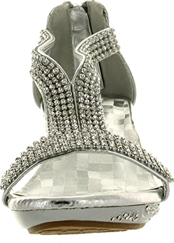 Fabulous Girls Lety-73K Fashion Rhinestone T-Strap Platform Dress Heel Sandals3