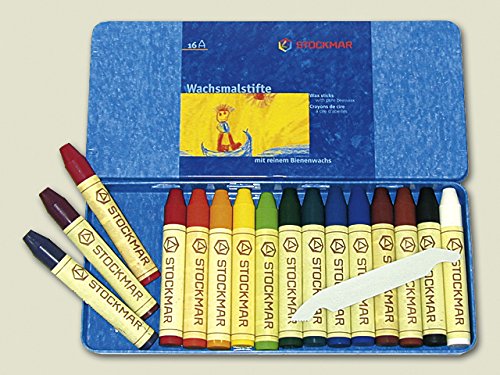 Preisvergleich Produktbild 5X Stockmar Wachsmalstift 16er sort