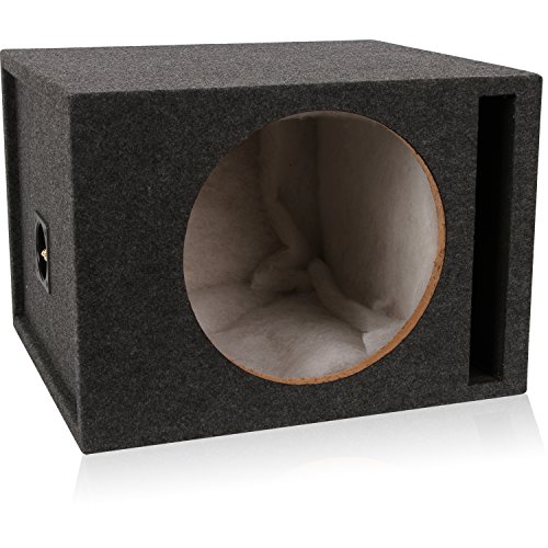 Image of BELVA Belva1SV12G Single 12 inch Subwoofer Enclosure Box Vented MDF (Gray)
