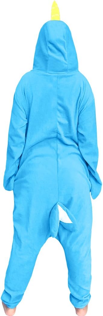 dressfan Animal Narwhal Cosplay Costume Pajamas Adult Women Girl Boy - Image 3