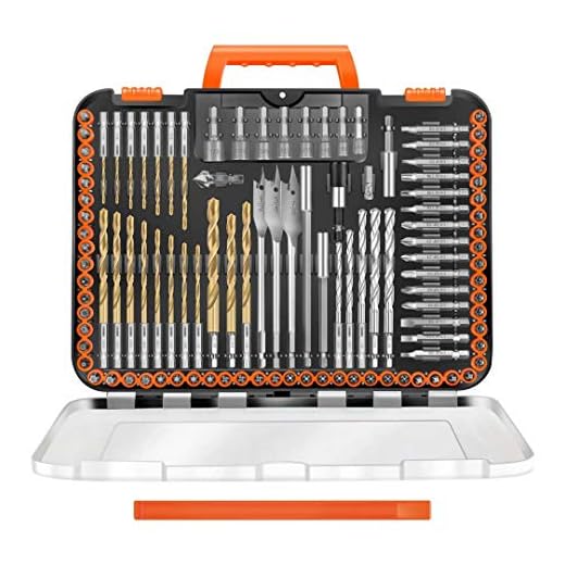 ENERTWIST Drill Bit Set, 112-Pieces 1/4" Hex Shank Impact Driver Bits and Screwdriver Bits Set Assorted in Tough Case for Wood Metal Cement Drilling and Screw Driving, ET-DBA-112