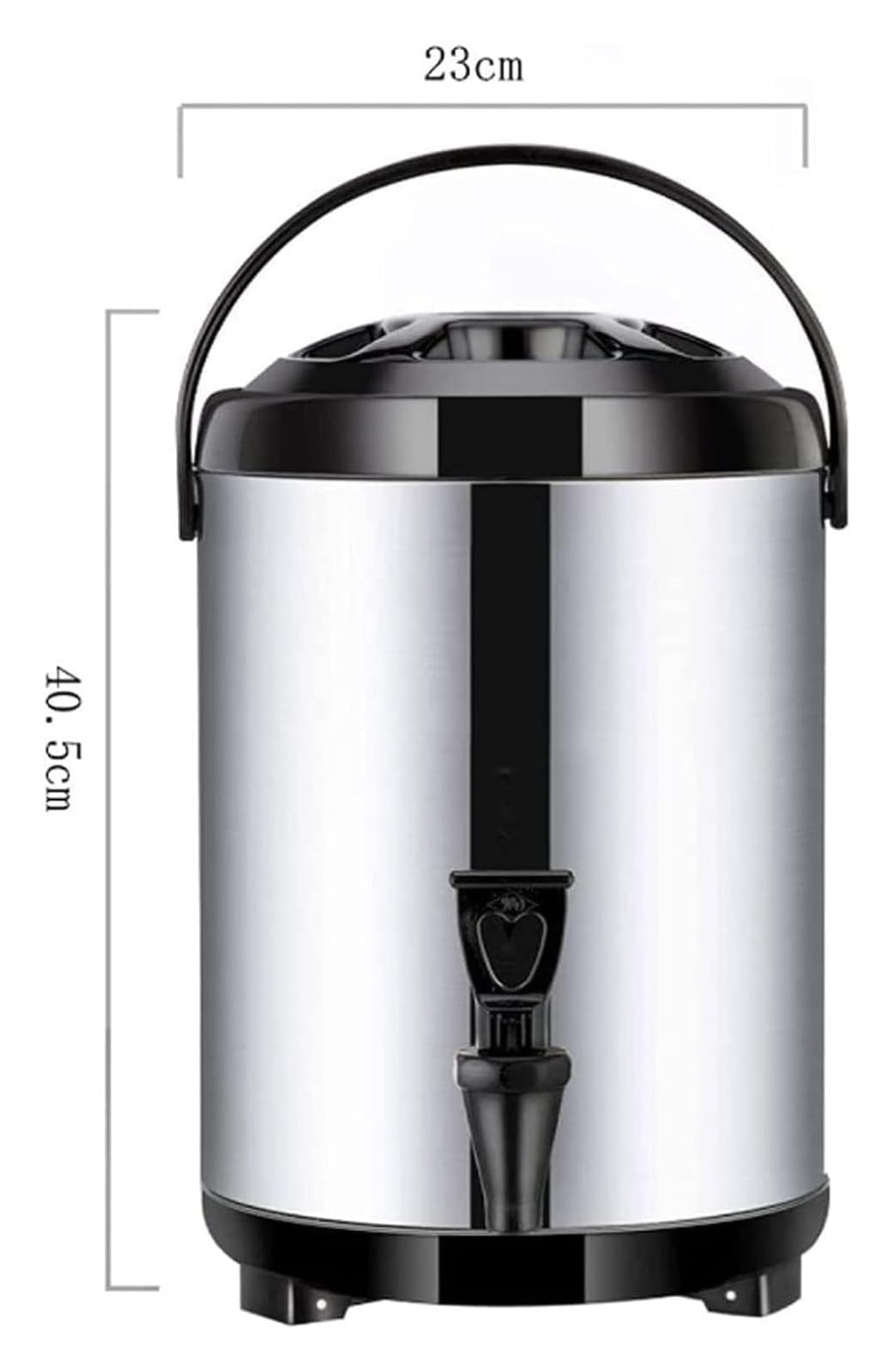 Distributore di bevande in vetro per succhi e bevande calde, ideale per picnic, feste e buffet, perfetto per tè, latte di soia e molto altro ancora