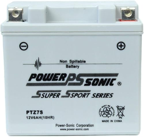 Power-Sonic (PTZ7S) Batería Powersport sellada libre de mantenimiento