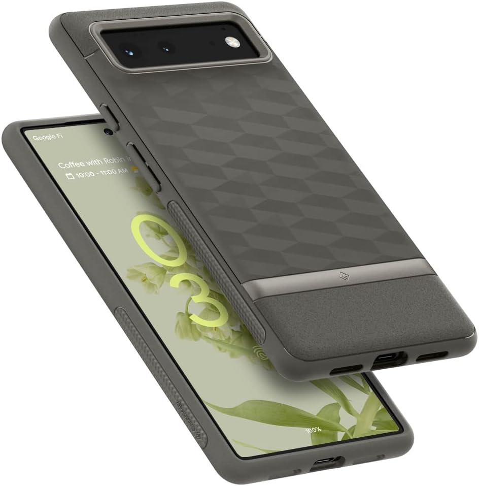 Caseology Parallax Protective Case Compatible with Google Pixel 6 Case (2021) - Ash Gray