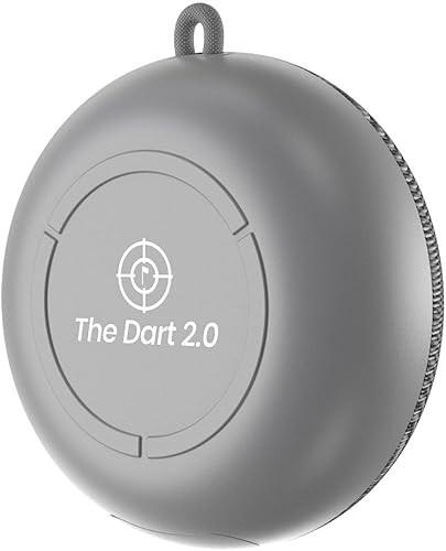 Miniatura 4 de Altavoz magnético de dardos 2.0, recargable por USB-C, batería de más de 10 horas, IPX7 impermeable, Bluetooth 5.0, mosquetón con clip para bolsa,