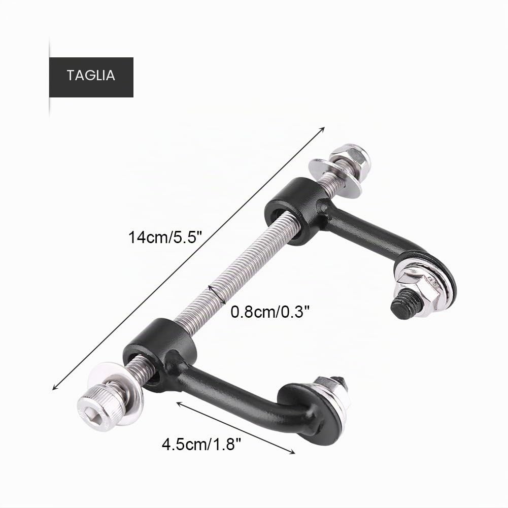 Qiilu Kit di sollevamento del serbatoio del gas del motociclo per Harley Sportster XL 883 1200 48 72 1995-up