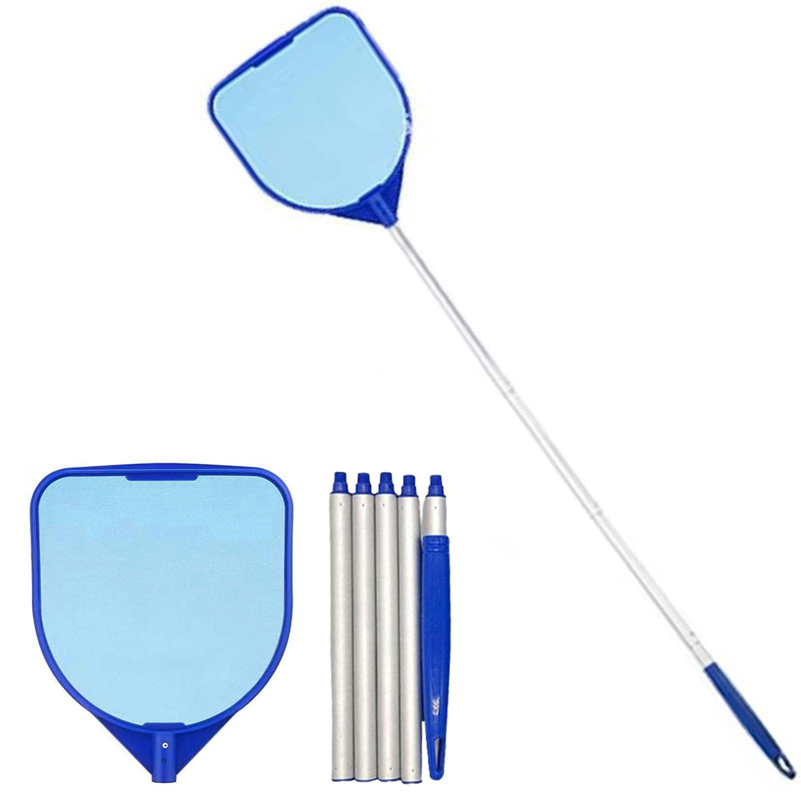Forniture per la pulizia delle foglie della piscina con retino per skimmer per piscina con telaio in plastica per la pulizia della superficie di accessori per fontane di vasche idromassaggio