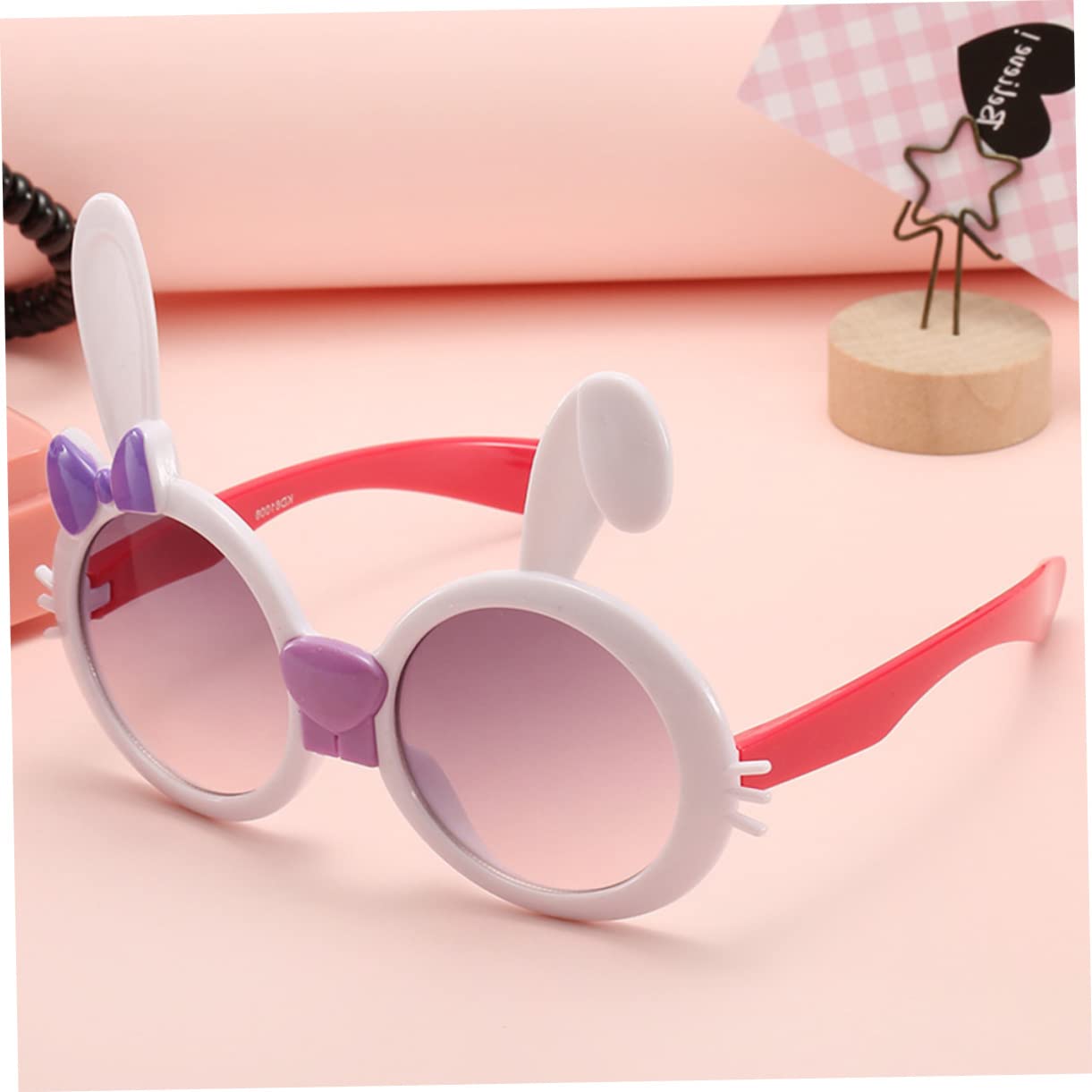 WOFASHPURET 3pcs Kids Sunglasses Rabbit Design Bowknot Bunny Glasses Fashion-forward Craftsmanship