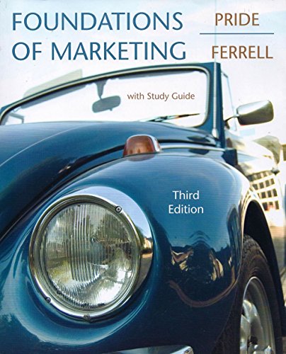 Foundations of Marketing (Custom Edition with S... 054716680X Book Cover