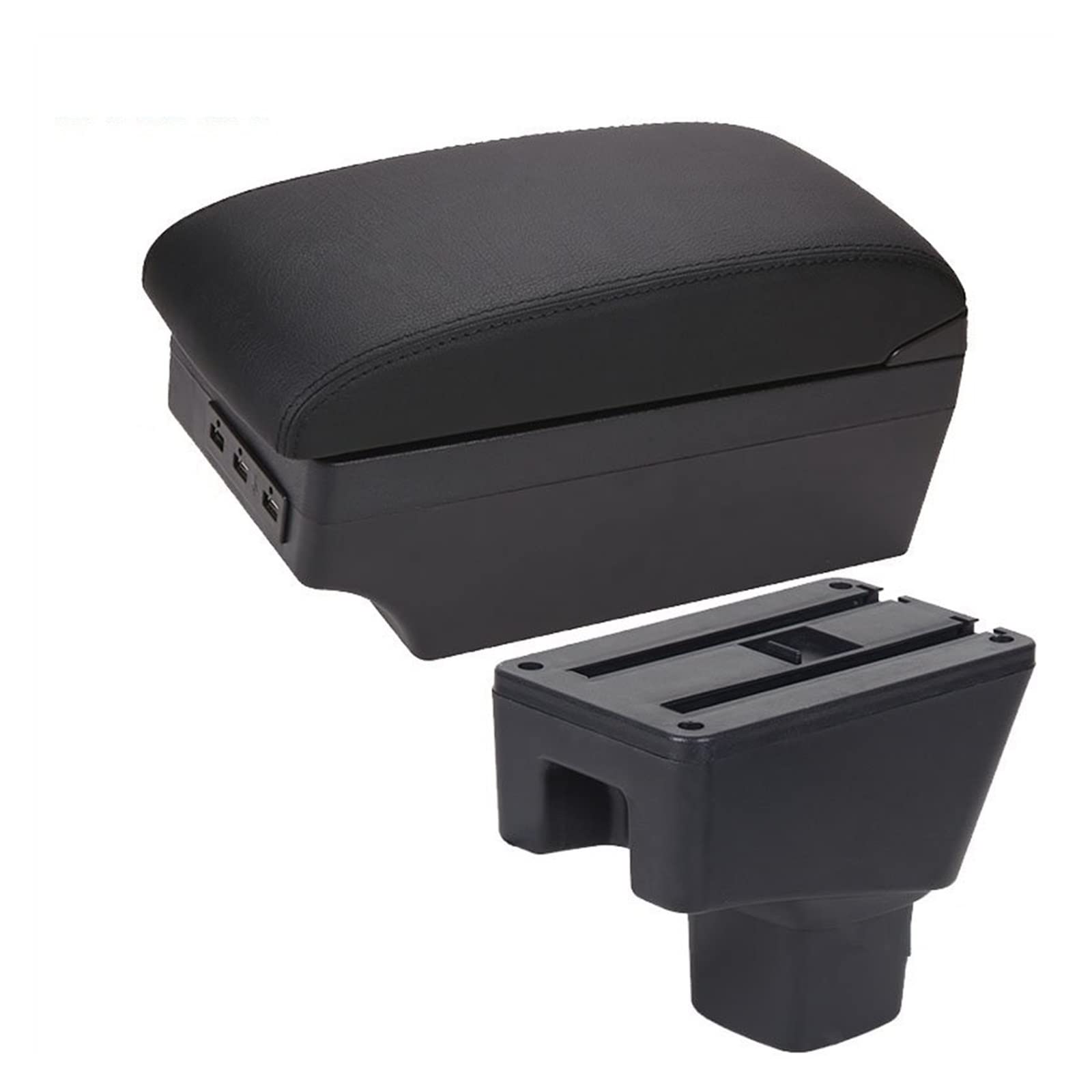 Car Armrest Box For SUZUKI SX4 Armrest Interior Parts Retrofit Parts Storage Box Car Accessories Interior Details USB(A2 7USB)