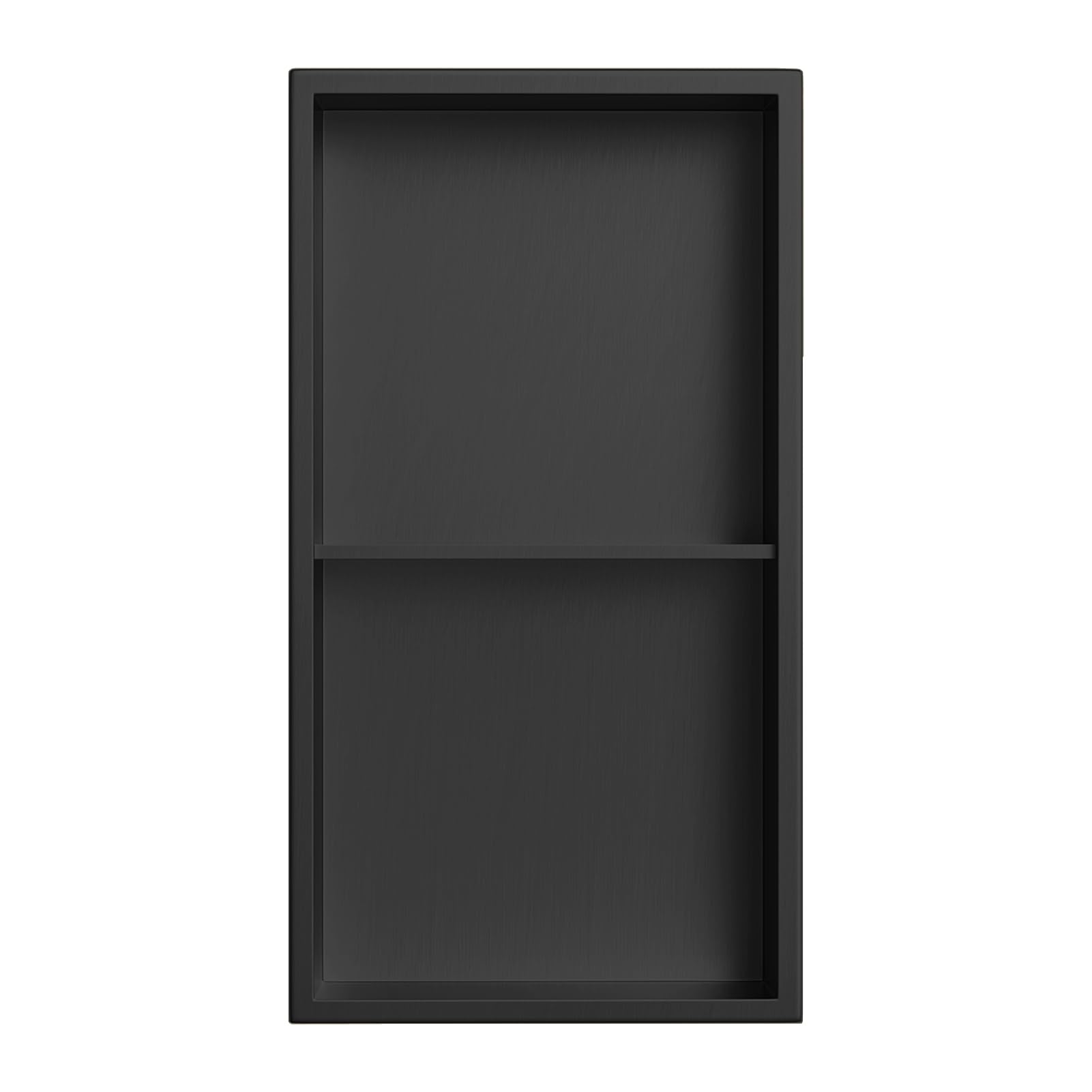 Étagère de rangement double couche en acier inoxydable pour douche sans carrelage