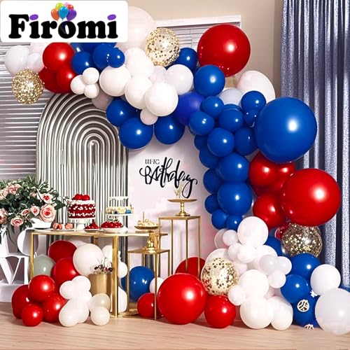 Image of Firomi Red Balloons 18-inch 12 Pack Large Thicken (with 1 Ribbon)